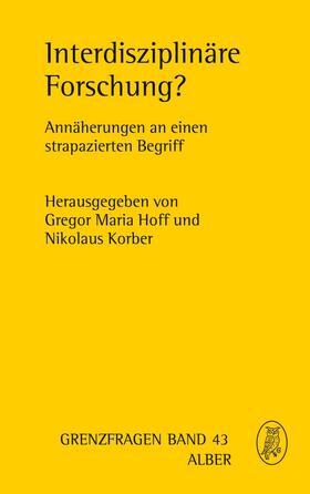 Hoff / Korber |  Interdisziplinäre Forschung? | eBook | Sack Fachmedien