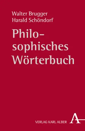 Brugger / Schöndorf |  Philosophisches Wörterbuch | eBook | Sack Fachmedien