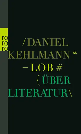 Kehlmann |  Lob | Buch |  Sack Fachmedien