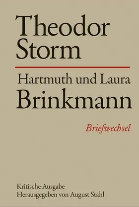 Stahl |  Theodor Storm - Hartmuth und Laura Brinkmann | Buch |  Sack Fachmedien