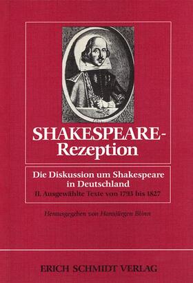 Blinn |  Shakespeare-Rezeption | Buch |  Sack Fachmedien