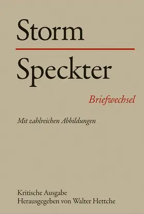 Hettche |  Theodor Storm - Otto Speckter -  - Theodor Storm - Hans Speckter | Buch |  Sack Fachmedien