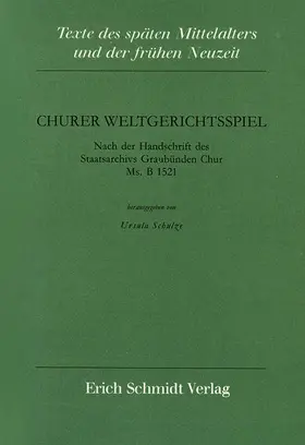 Schulze |  Churer Weltgerichtsspiel | Buch |  Sack Fachmedien