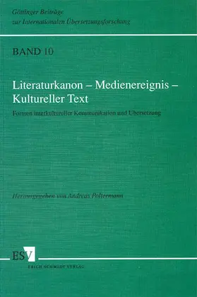 Poltermann |  Literaturkanon – Medienereignis – Kultureller Text | Buch |  Sack Fachmedien