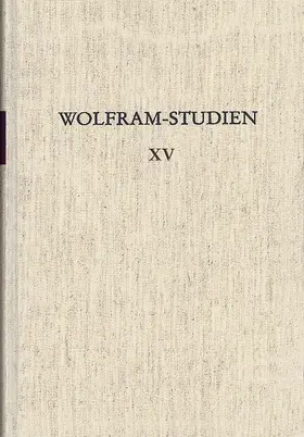 Heinzle / Johnson / Vollmann-Profe |  Wolfram-Studien XV | Buch |  Sack Fachmedien