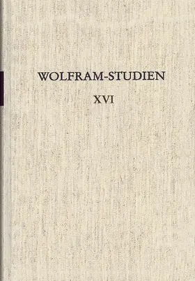 Haubrichs / Lutz / Vollmann-Profe |  Wolfram-Studien XVI | Buch |  Sack Fachmedien