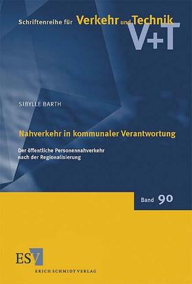 Barth | Nahverkehr in kommunaler Verantwortung | Buch | 978-3-503-05731-3 | sack.de