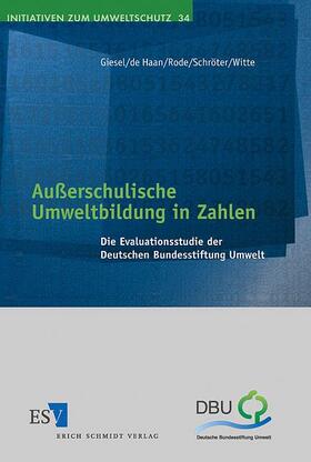 Giesel / de Haan / Rode |  Außerschulische Umweltbildung in Zahlen | Buch |  Sack Fachmedien