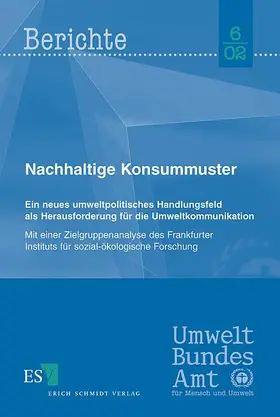 Umweltbundesamt |  Nachhaltige Konsummuster | Buch |  Sack Fachmedien