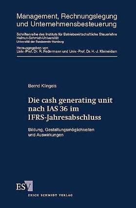Klingels |  Die cash generating unit nach IAS 36 im IFRS-Jahresabschluss | Buch |  Sack Fachmedien