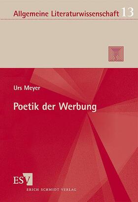Meyer |  Poetik der Werbung | Buch |  Sack Fachmedien