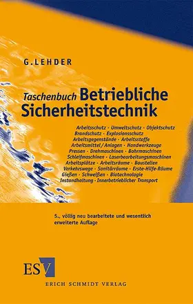 Lehder / Skiba |  Taschenbuch Betriebliche Sicherheitstechnik | Buch |  Sack Fachmedien