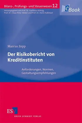 Zepp |  Der Risikobericht von Kreditinstituten | eBook | Sack Fachmedien