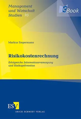 Siepermann |  Risikokostenrechnung | eBook | Sack Fachmedien