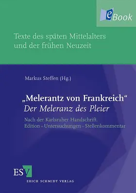 Steffen |  'Melerantz von Frankreich' - Der Meleranz des Pleier | eBook | Sack Fachmedien