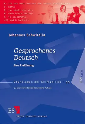 Schwitalla |  Gesprochenes Deutsch | Buch |  Sack Fachmedien