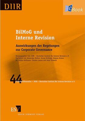 DIIR - Deutsches Institut für Interne Revision e. V. / Hofem / Kohlepp |  BilMoG und Interne Revision | eBook | Sack Fachmedien