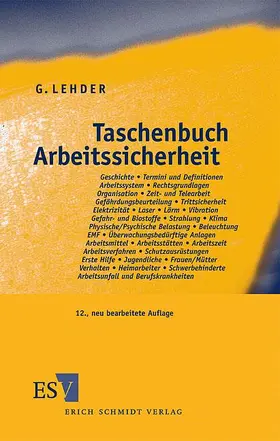 Skiba / Lehder |  Taschenbuch Arbeitssicherheit | Buch |  Sack Fachmedien