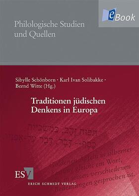 Schönborn / Solibakke / Witte |  Traditionen jüdischen Denkens in Europa | eBook | Sack Fachmedien