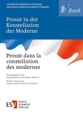 Bertho / Klinkert |  Proust in der Konstellation der Moderne  -  - Proust dans la constellation des modernes | eBook | Sack Fachmedien