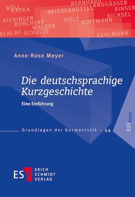 Meyer |  Die deutschsprachige Kurzgeschichte | Buch |  Sack Fachmedien