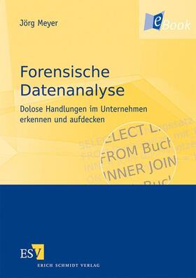 Meyer |  Forensische Datenanalyse | eBook | Sack Fachmedien