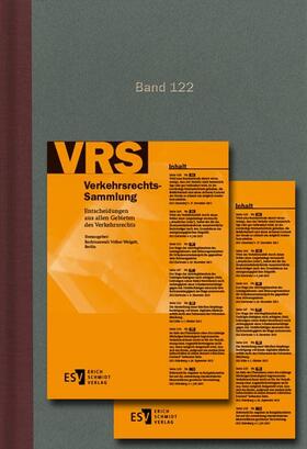 Weigelt | Verkehrsrechts-Sammlung (VRS) | Buch | 978-3-503-14146-3 | sack.de