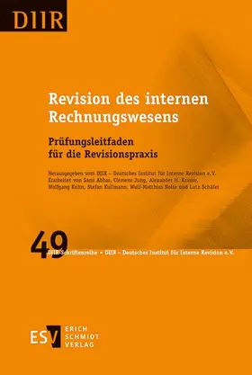 DIIR – Deutsches Institut für Interne Revision e. V. |  Revision des internen Rechnungswesens | Buch |  Sack Fachmedien