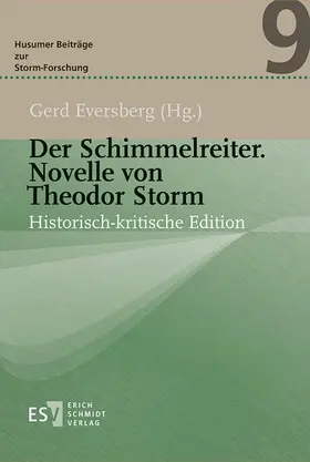 Eversberg |  Der Schimmelreiter. -  - Novelle von Theodor Storm | Buch |  Sack Fachmedien