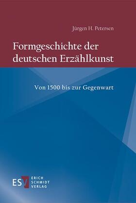 Petersen |  Formgeschichte der deutschen Erzählkunst | Buch |  Sack Fachmedien