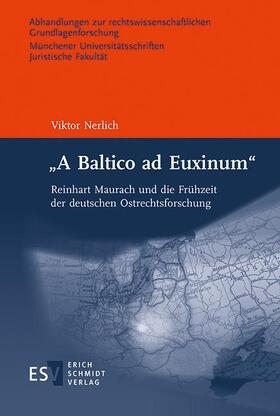 Nerlich |  "A Baltico ad Euxinum" | eBook | Sack Fachmedien