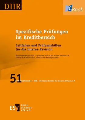 DIIR – Arbeitskreis " Revision des Kreditgeschäftes" |  Spezifische Prüfungen im Kreditbereich | eBook | Sack Fachmedien