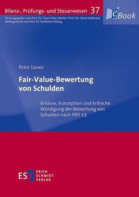 Lauer |  Fair-Value-Bewertung von Schulden | eBook | Sack Fachmedien