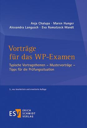 Chalupa / Hunger / Langusch |  Vorträge für das WP-Examen | eBook | Sack Fachmedien