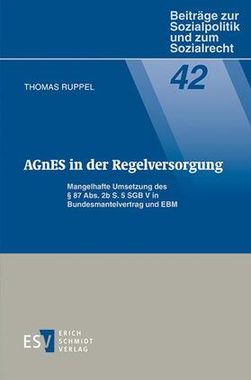 Ruppel |  Ruppel, T: AGnES in der Regelversorgung | Buch |  Sack Fachmedien