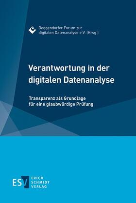 Deggendorfer Forum zur digitalen Datenanalyse e. V. |  Verantwortung in der digitalen Datenanalyse | eBook | Sack Fachmedien