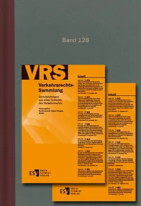 Weigelt | Verkehrsrechts-Sammlung (VRS) Band 130 | Buch | 978-3-503-17171-2 | sack.de