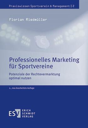 Riedmüller |  Professionelles Marketing für Sportvereine | Buch |  Sack Fachmedien