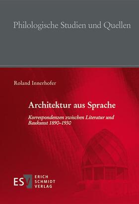 Innerhofer |  Architektur aus Sprache | Buch |  Sack Fachmedien