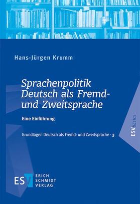 Krumm |  Sprachenpolitik Deutsch als Fremd- und Zweitsprache | Buch |  Sack Fachmedien