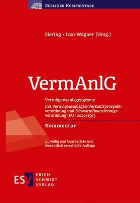 Siering / Izzo-Wagner |  VermAnlG | Buch |  Sack Fachmedien