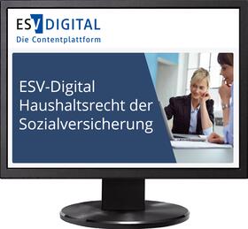 ESV-Digital Haushaltsrecht der Sozialversicherung - Jahresabonnement bei Kombibezug Print und Datenbank | Erich Schmidt Verlag | Datenbank | sack.de