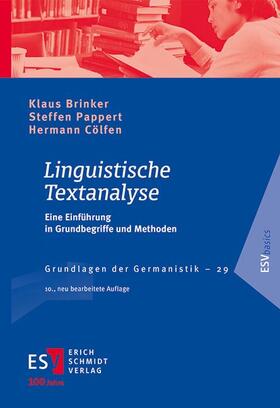 Brinker / Pappert / Cölfen |  Linguistische Textanalyse | Buch |  Sack Fachmedien