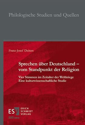 Deiters |  Sprechen über Deutschland - vom Standpunkt der Religion | Buch |  Sack Fachmedien