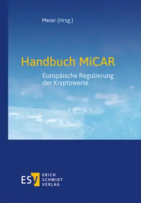 Meier |  Handbuch MiCAR | Buch |  Sack Fachmedien