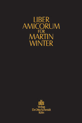 Hoffmann-Becking / Hüffer / Reichert |  Liber amicorum für Martin Winter | Buch |  Sack Fachmedien