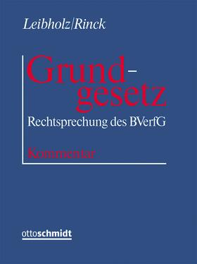 Leibholz / Rinck |  Grundgesetz | Loseblattwerk |  Sack Fachmedien
