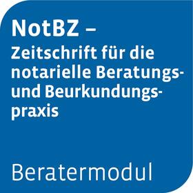  Beratermodul NotBZ - Notarielle Beratungs- und Beurkundungspraxis | Datenbank |  Sack Fachmedien