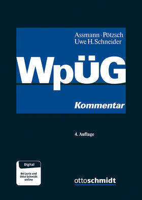 Assmann / Pötzsch / Uwe H. Schneider |  Wertpapiererwerbs- und Übernahmegesetz | Buch |  Sack Fachmedien