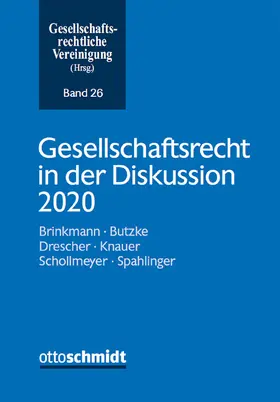  Gesellschaftsrecht in der Diskussion 2020 | Buch |  Sack Fachmedien